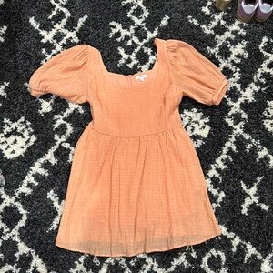 orange mittoshop dress